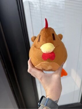 Stardew Valley Game Brown Chicken Plush Toy, Stuffed Animal Adult Owned Used